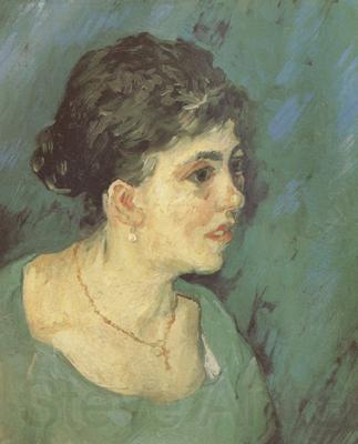 Vincent Van Gogh Portrait of a woman in Blue (nn04) France oil painting art